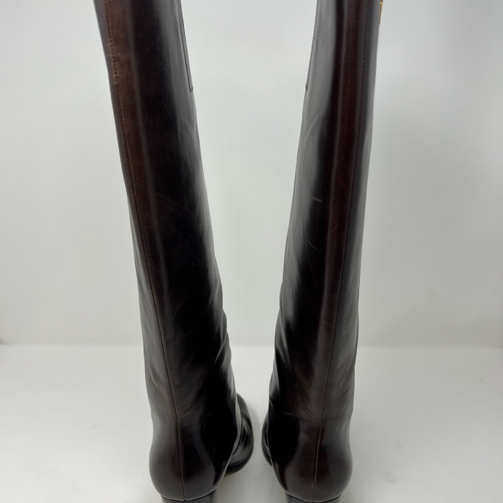 Michael Kors Margaret Leather Boot - Picture 5 of 5